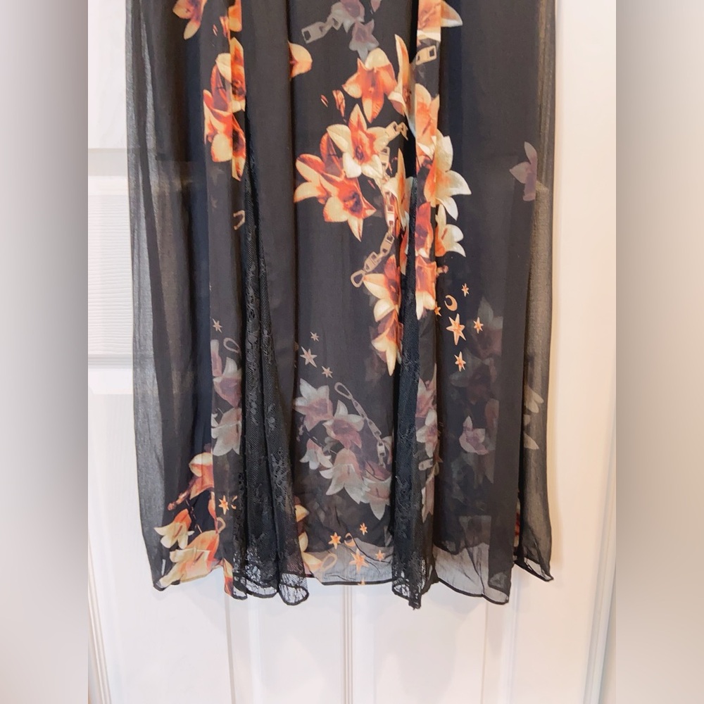NWT AllSaints Laverna Stargazer Floral Print Dress - Picture 9 of 9